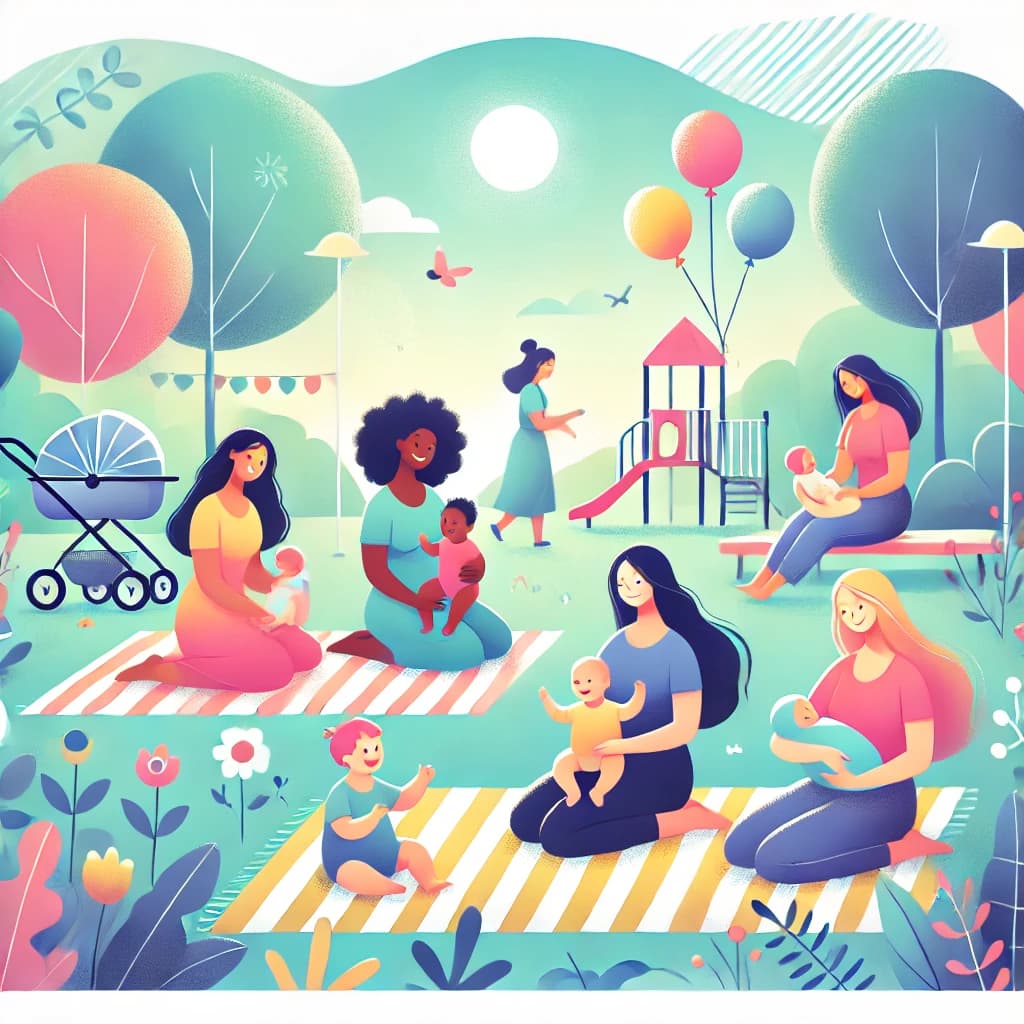 Mothers with children