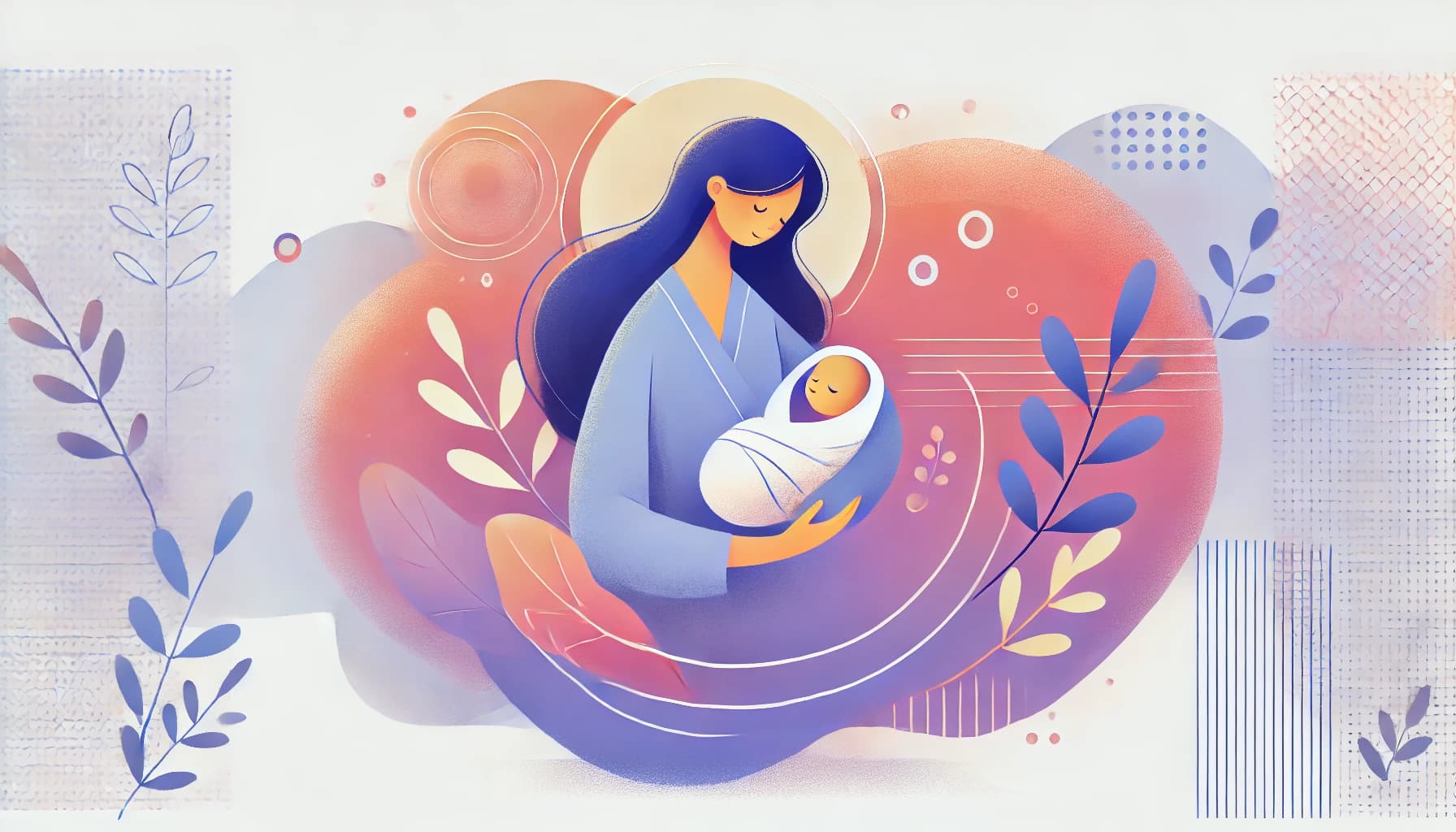 Doula assisting a mother